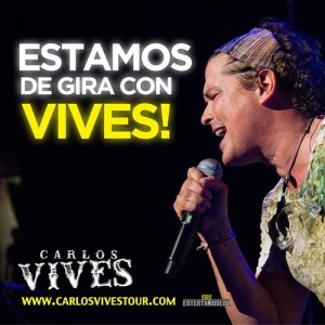 Exitoso inicio de conciertos de ‘’Carlos Vives’’