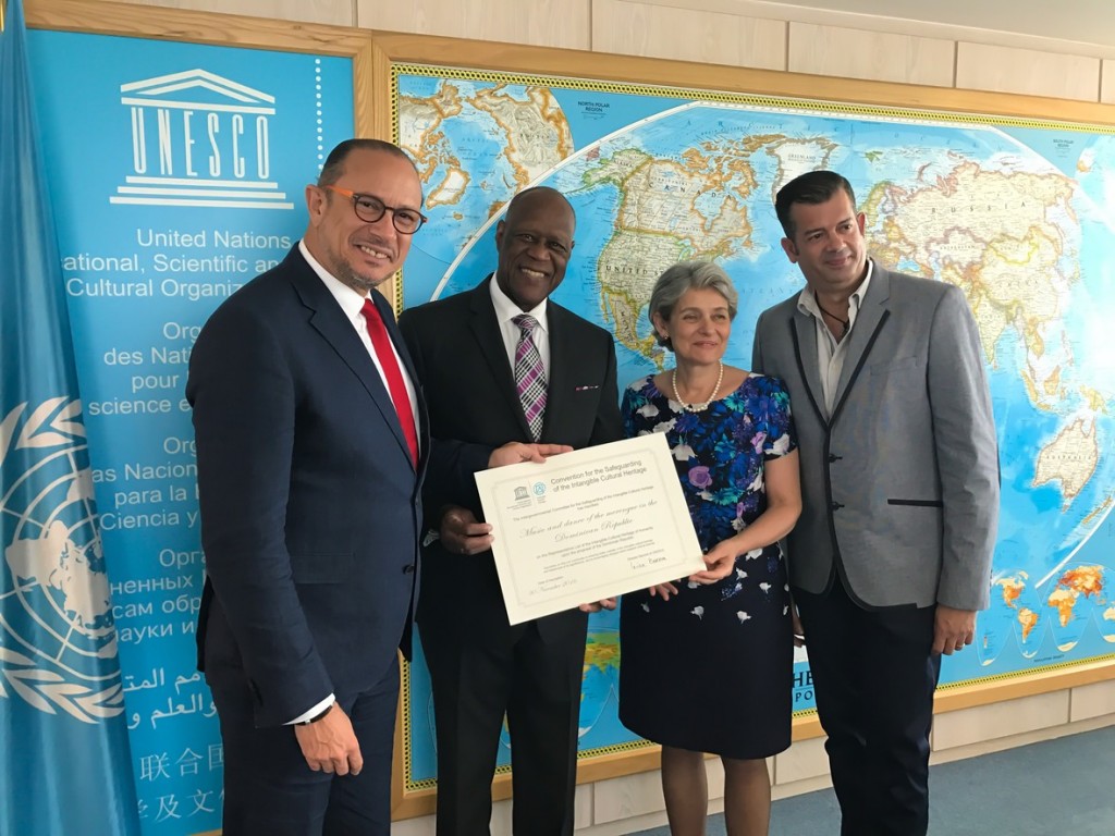 Unesco entrega a republica Dominicana registro del merengue como patrimonio cultural de la humanidad